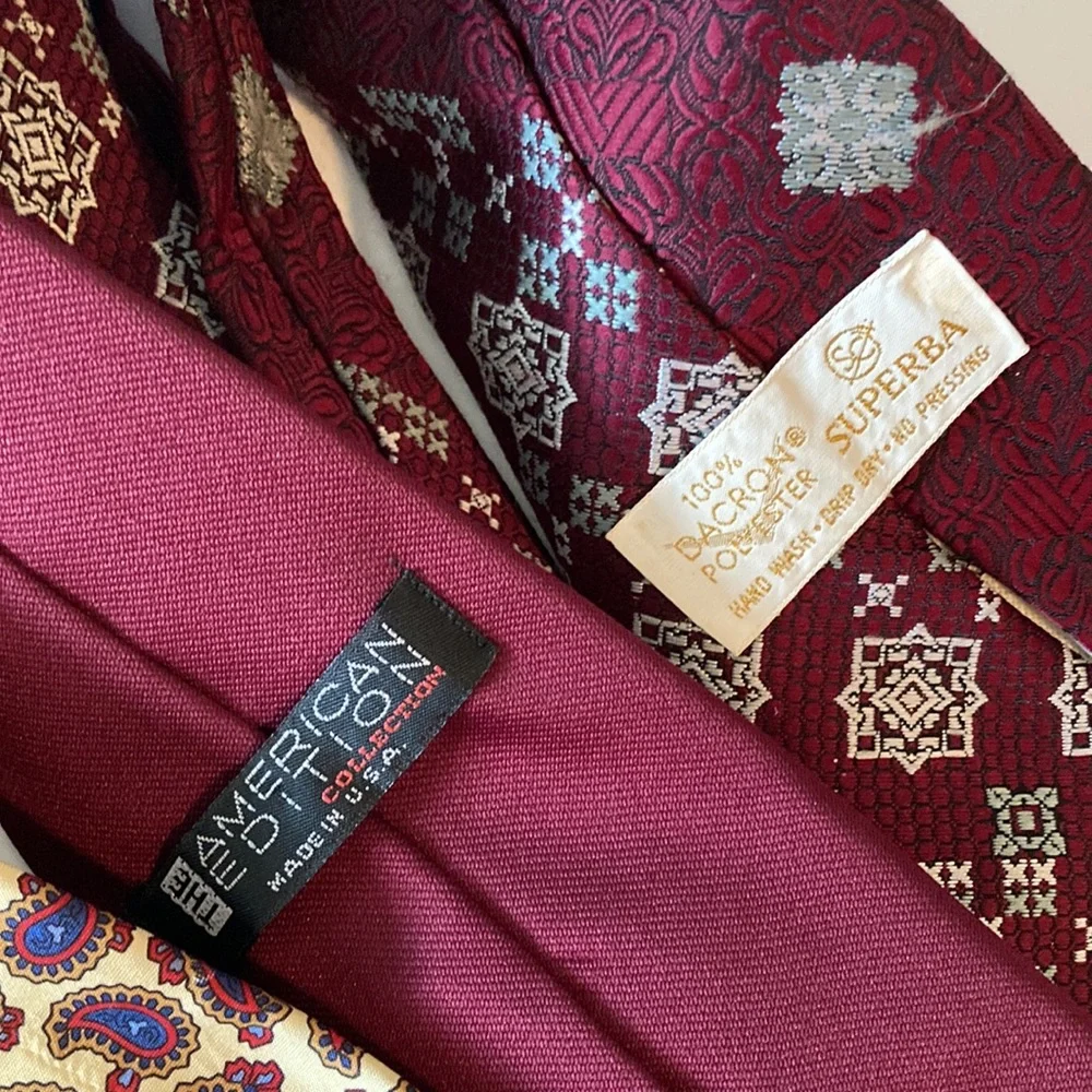 Assorted silk ties 4 in group - Picture 7 of 8